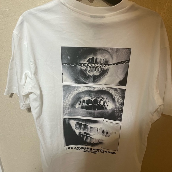 Graphic White T-Shirt - Picture 1 of 2